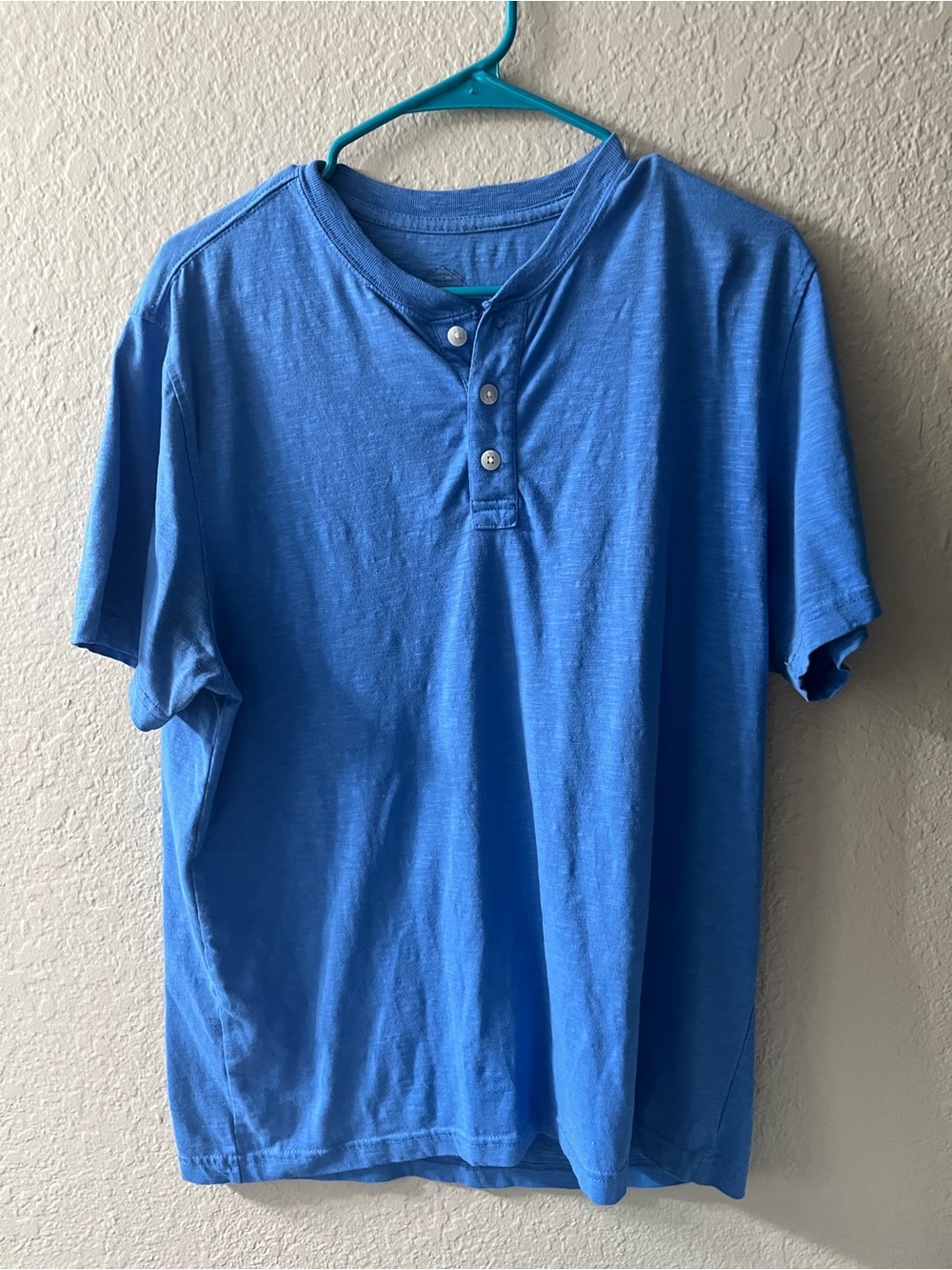 St. John's Bay Royal Blue Short-Sleeve Henley